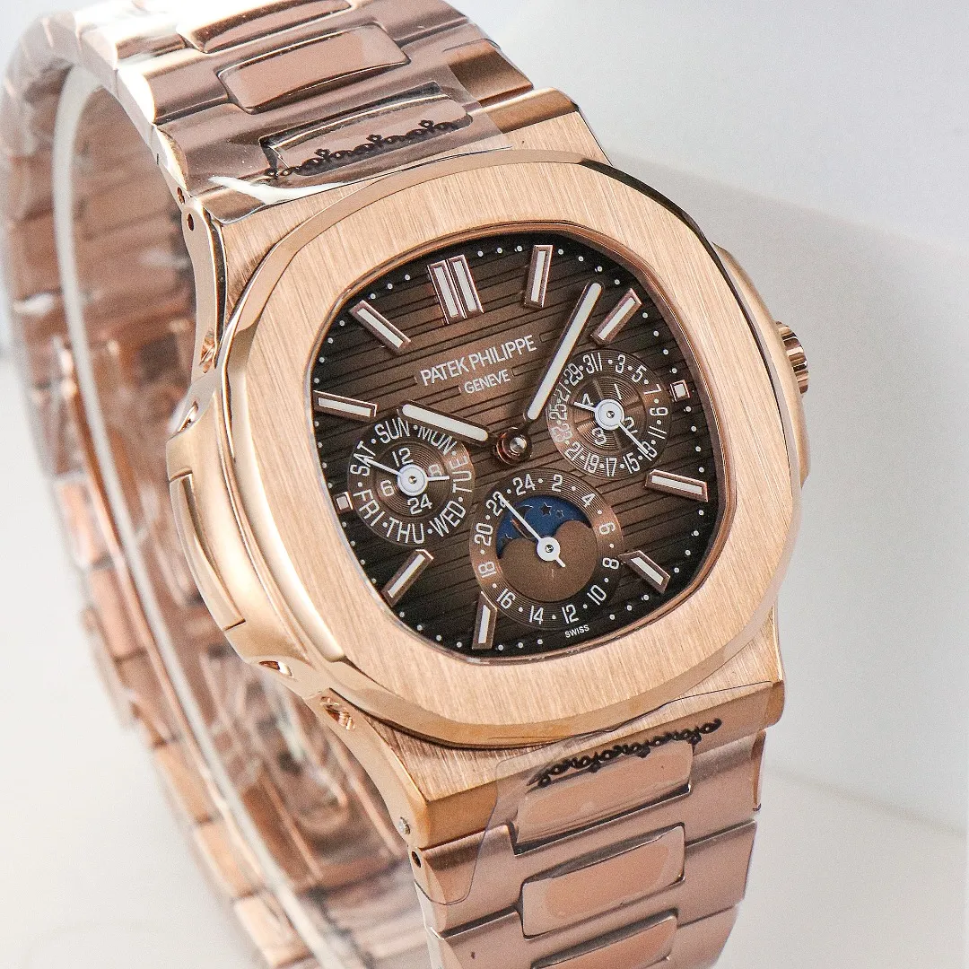 Patek Philippe Rose Gold Nautilus Watch - gallery