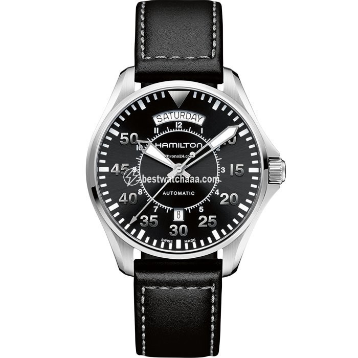Hamilton Khaki Pilot Day Date Mens watch Unisex Automatic Steel H64615735