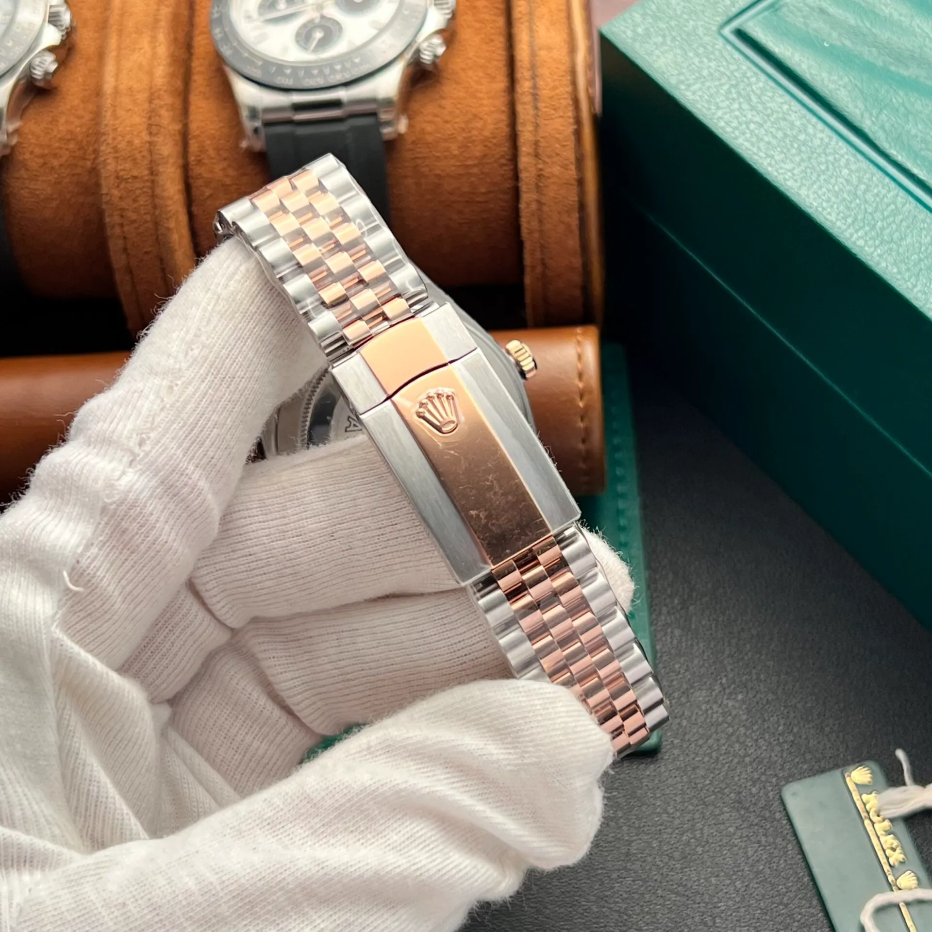 Superclone Rolex Datejust 41 mm Chocolate Dial 126331 Jubilee - gallery