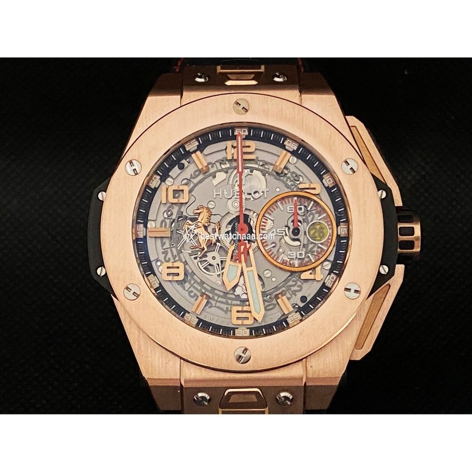 Hublot Big Bang Ferrari Mens watch Unisex Automatic Rose gold 222 500
