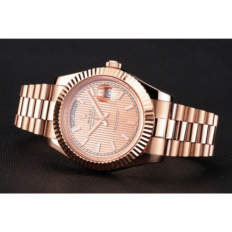 Superclone Rolex Day-Date 40mm Rose-Gold Dial REP016823 - gallery