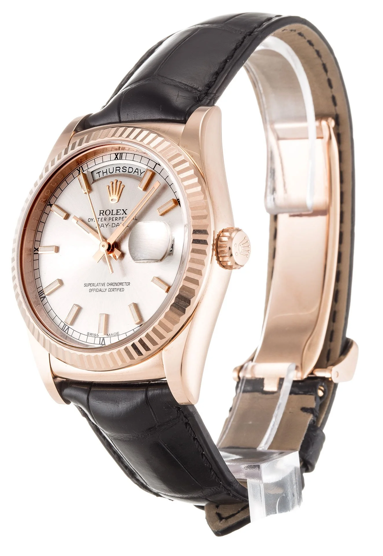 Rolex Day-Date 36mm Silver Dial 118135 - gallery