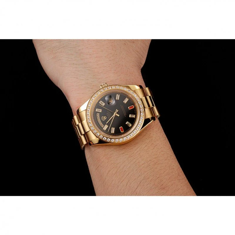 Superclone Rolex Day-Date 36mm Black Dial 1454101 - gallery
