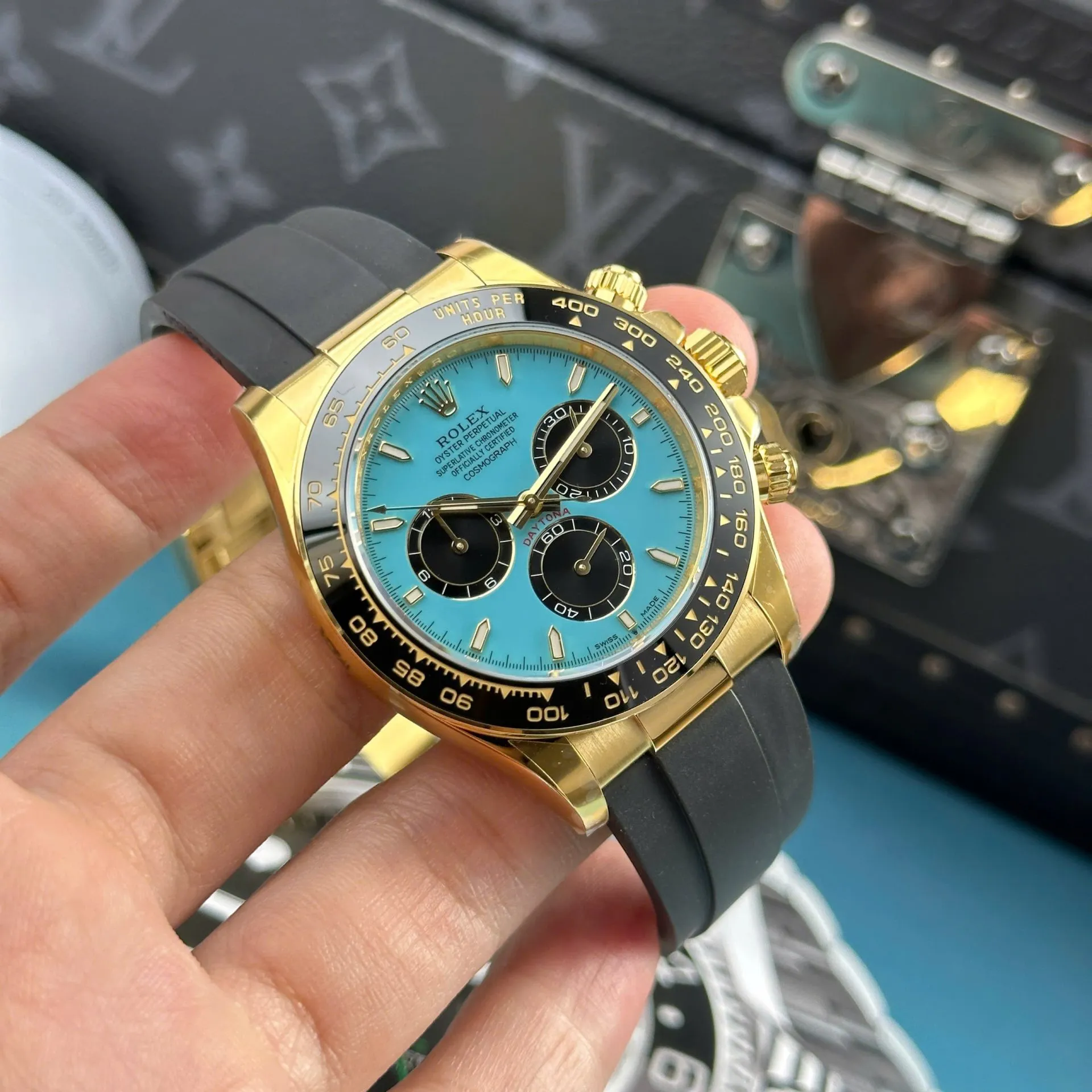 Superclone Rolex Daytona 40 mm 126518LN Tiffany Dial - gallery