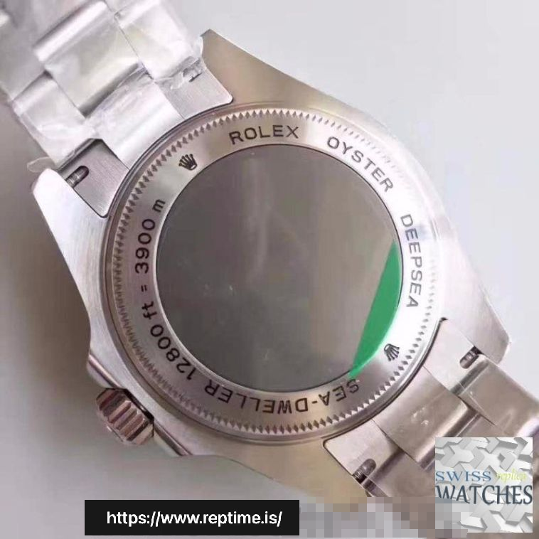 ROLEX DEEPSEA BLACK DIAL STAINLESS STEEL 44MM SWISS REPLICA 116660.4 - gallery