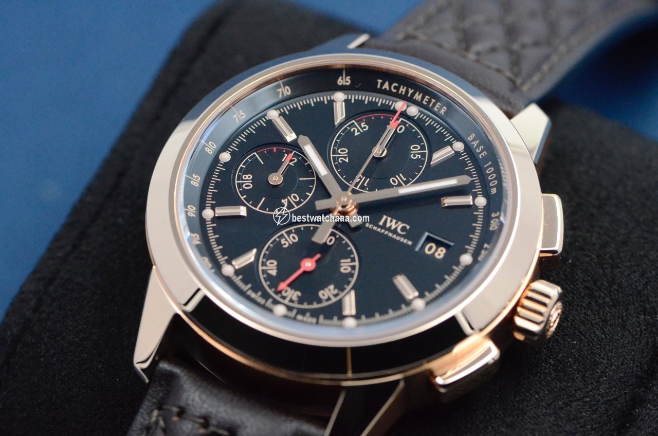 IWC Ingenieur Chronograph Mens watch Unisex Automatic Red gold IW380703