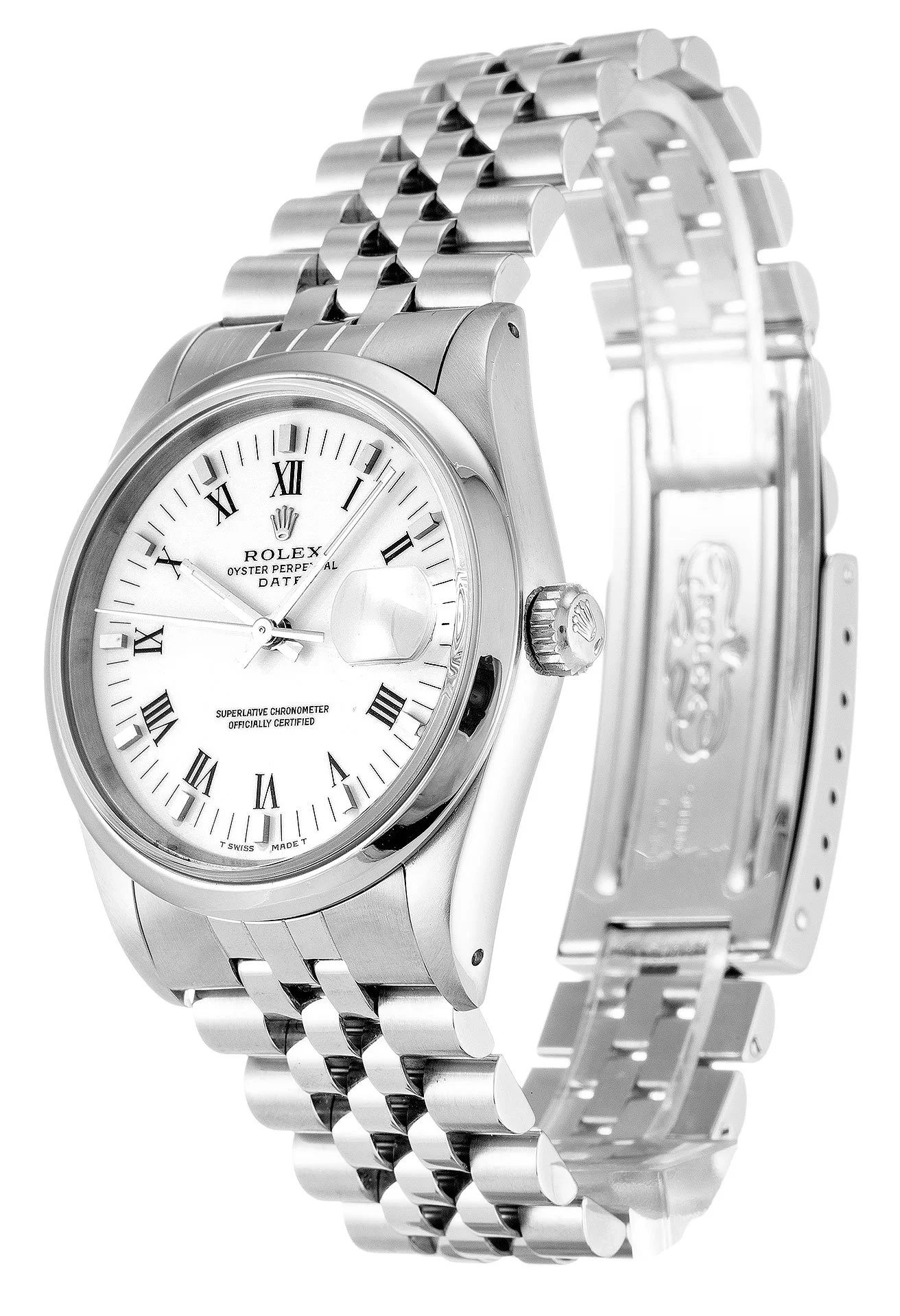 Rolex Oyster Perpetual Date 34mm White Dial 15200 - gallery