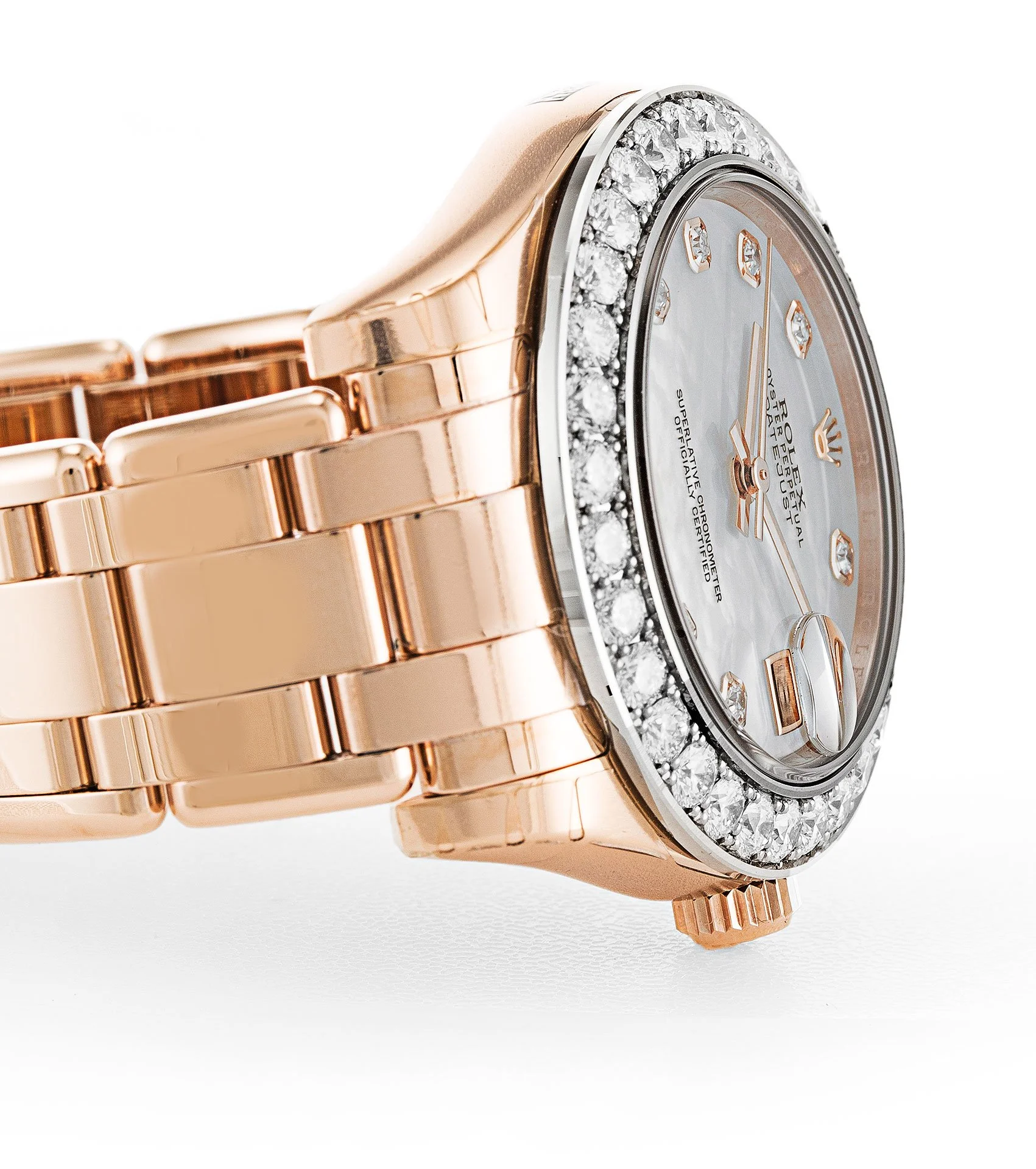 Rolex Pearlmaster 34mm Mother of Pearl Dial 81285 - gallery