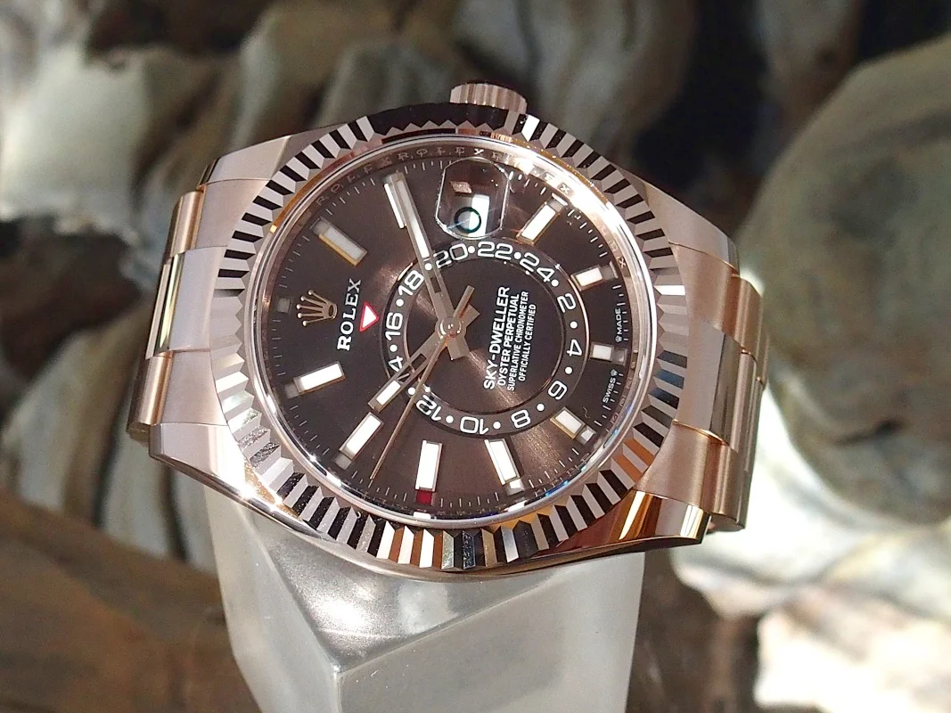 Superclone Rolex Sky-Dweller 42 mm Chocolate Dial 336935 - gallery