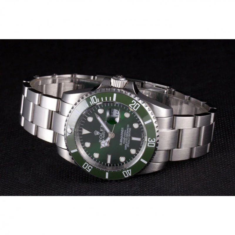Superclone Rolex Submariner 40mm Green Dial Mechanism-SRL51 - gallery