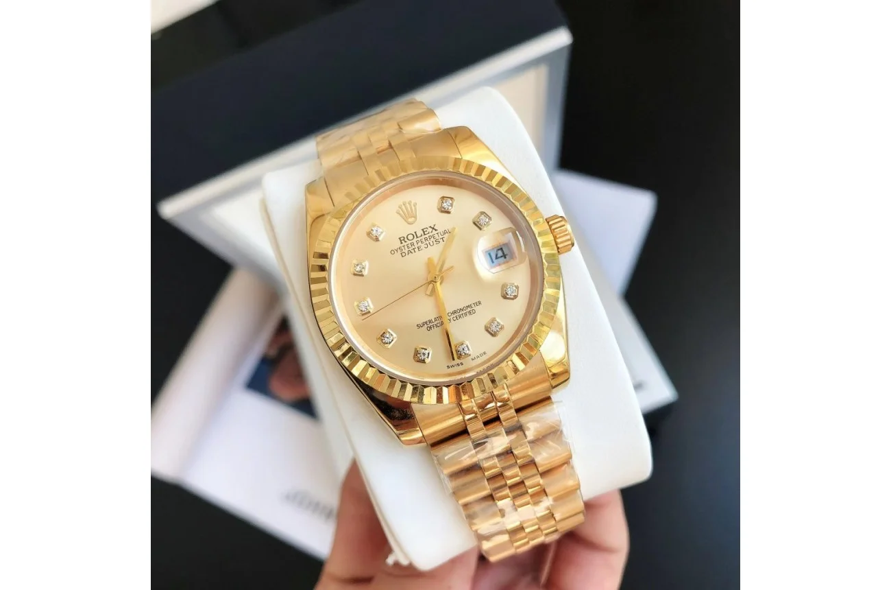 Couple Watches Rolex Datejust 36/28mm RG/RG Jub Gold/Dial - gallery