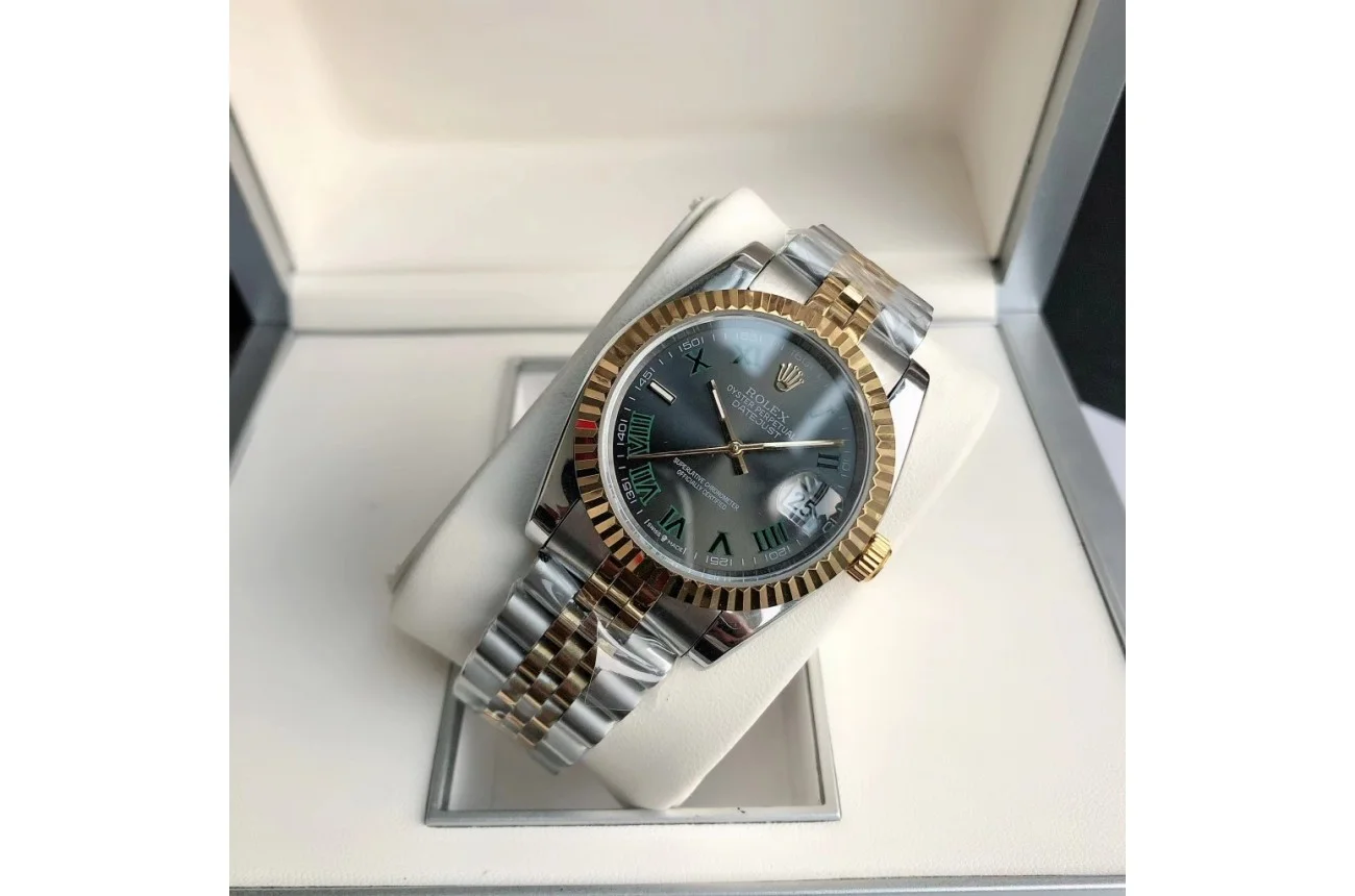 Couple Watches Rolex Datejust 36/28mm RG/SS Jub Grey/Rmn - gallery