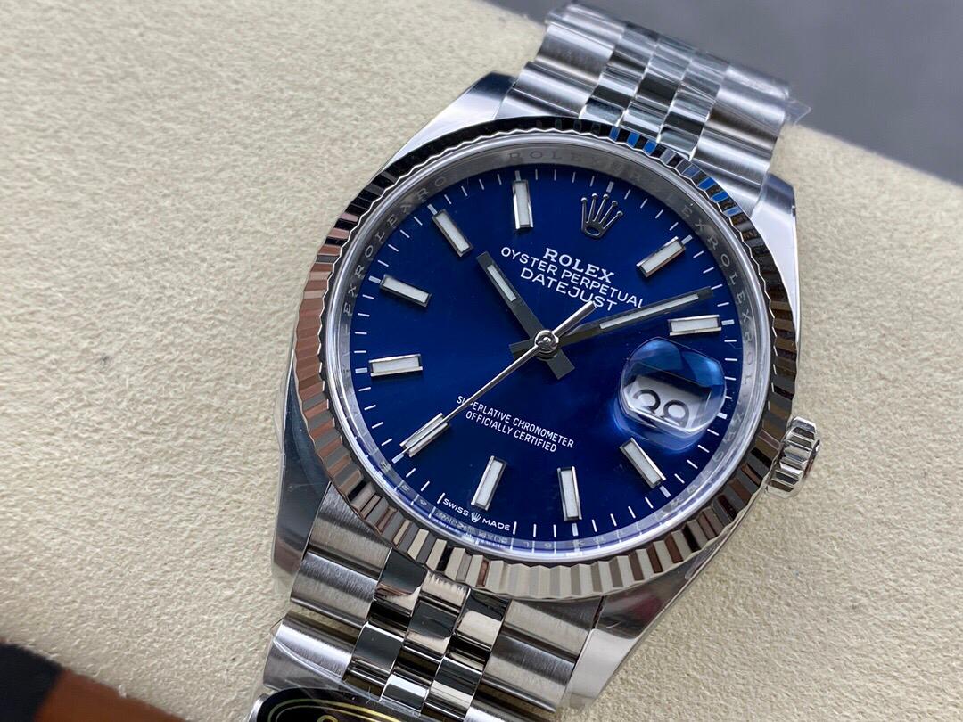 Rolex Datejust Super Clone 36mm Blue Dial 116234 - gallery