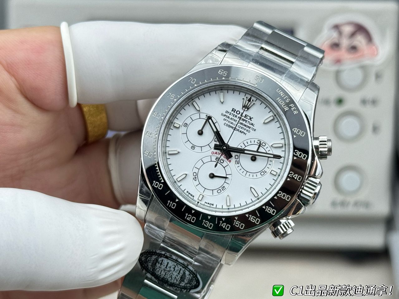 Daytona 126502 ERF 1:1 Best Edition White Dial on SS Bracelet JH4131 Super clone - gallery