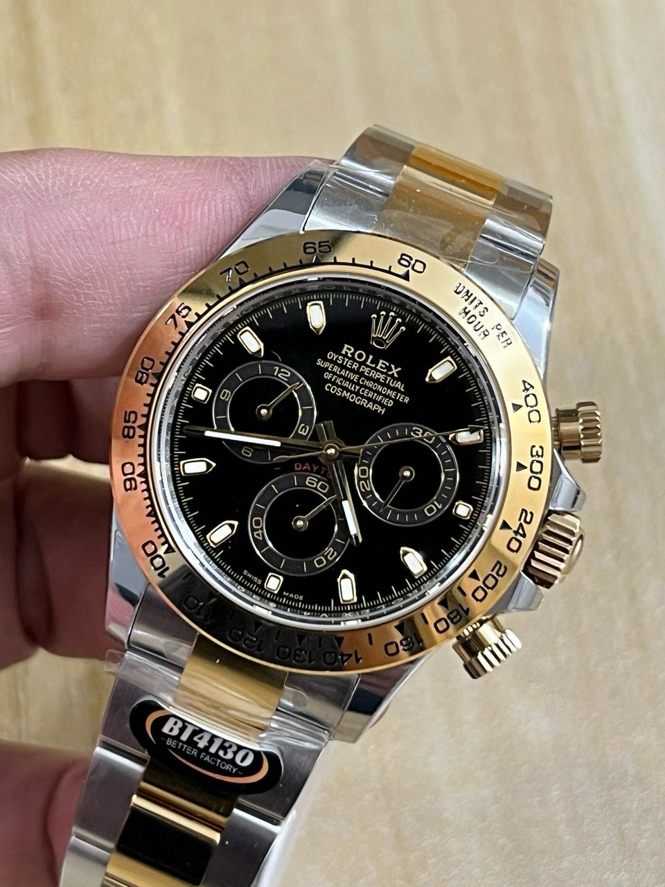 Rolex Daytona Super Clone M116503-0004 Black Dial 40mm - gallery