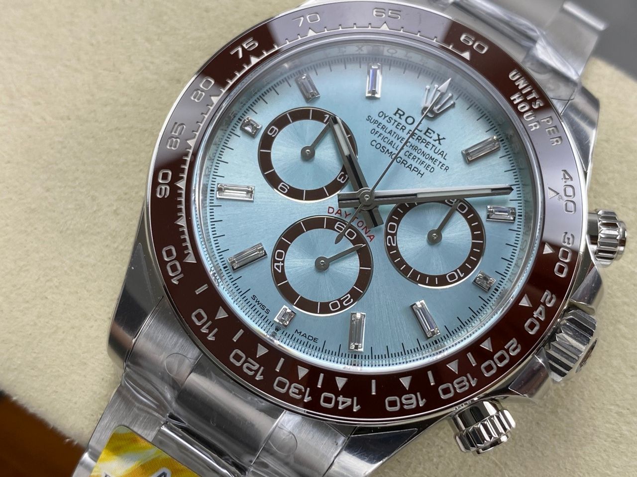 Daytona 126506 RWF 1:1 Best Edition Ice Blue Dial on SS Bracelet JH4131 Super clone - gallery
