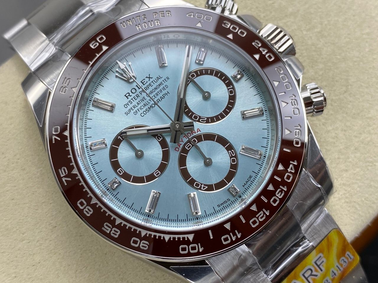 Daytona 126506 RWF 1:1 Best Edition Ice Blue Dial on SS Bracelet JH4131 Super clone - gallery