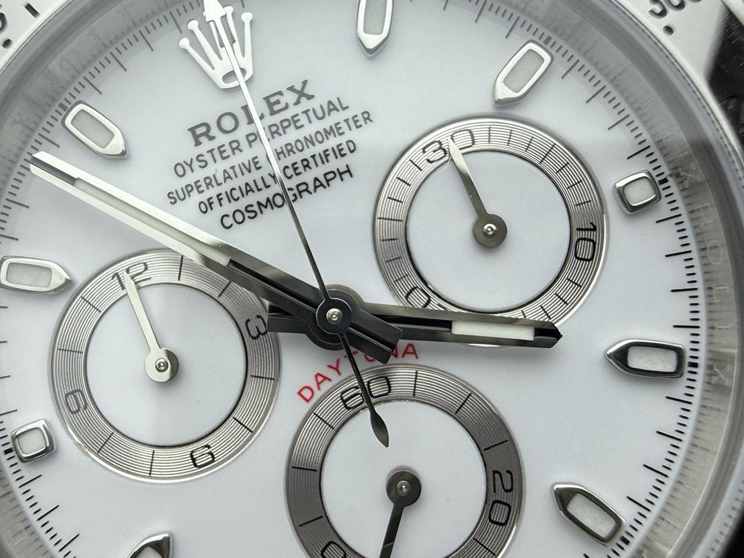 Rolex Daytona Super Clone 116519 White Dial 40mm - gallery