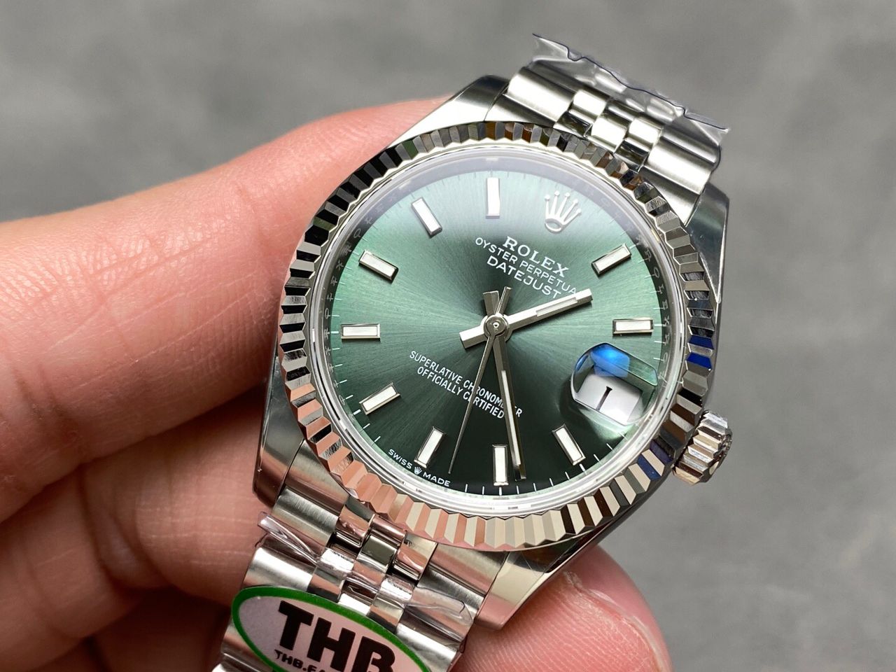 Rolex Datejust Super Clone 31mm Mint Green Dial 278274 - gallery