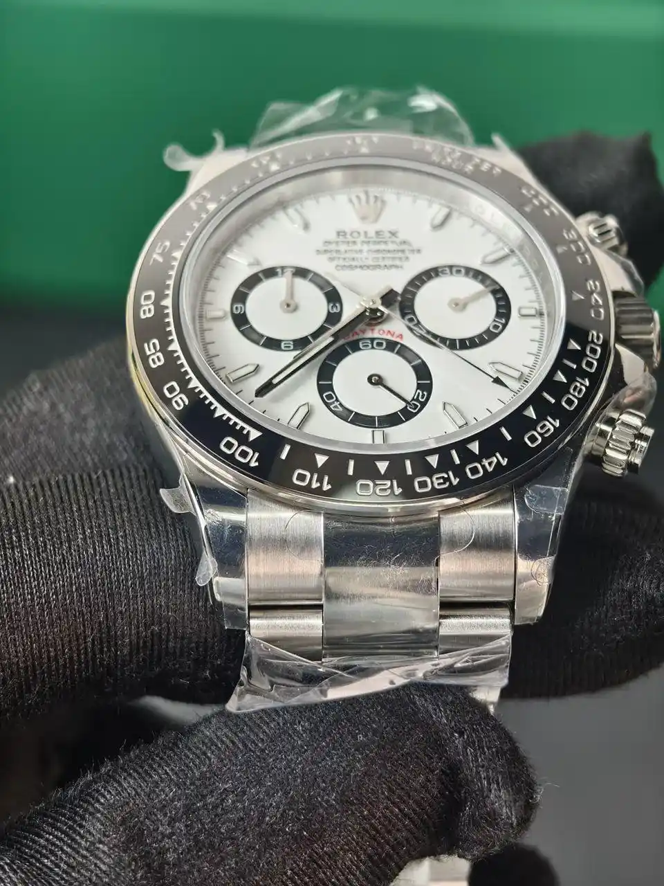 Rolex Daytona Panda Super Clone 4131 Swiss Movement 40mm White Dial 116500LN - gallery