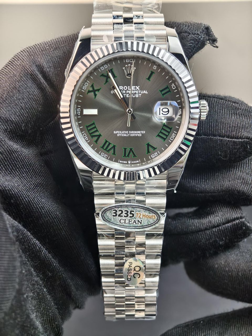 Rolex DateJust Super Clone 41mm Wimbledon Jubilee 126333 - gallery