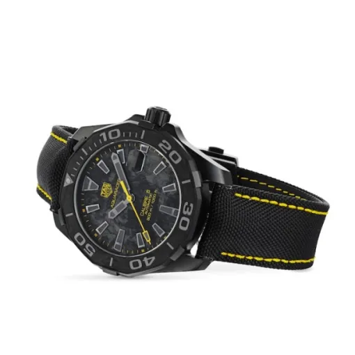 TAG Heuer Aquaracer Men Automatic Grey Fabric Watch WBD218B.FC6446 - gallery