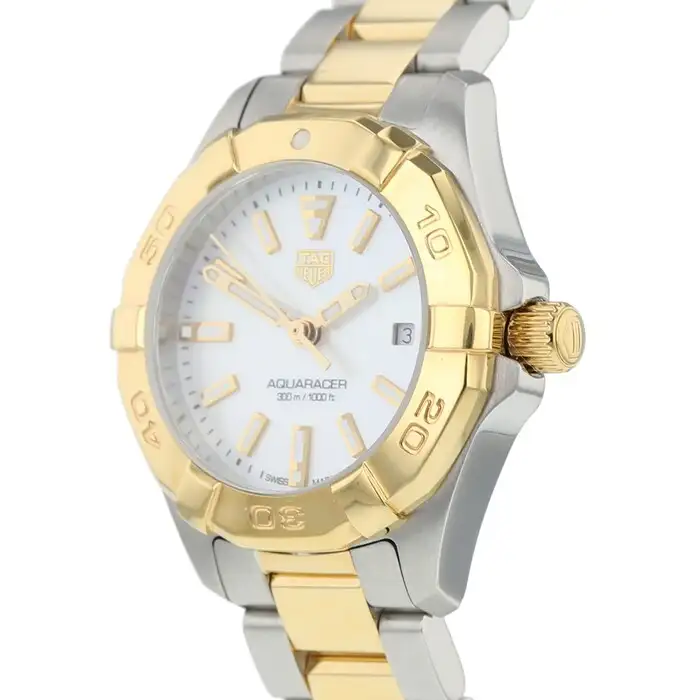 TAG Heuer Aquaracer Women Quartz Mother of Pearl Bicoloured Watch WBD1420.BB0321 - gallery