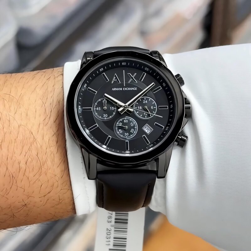 Armani Exchange Ax2098 Full Black Chronograph - gallery