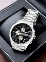 Armani Exchange AX2152 Chronograph Silver And Black Dial - gallery