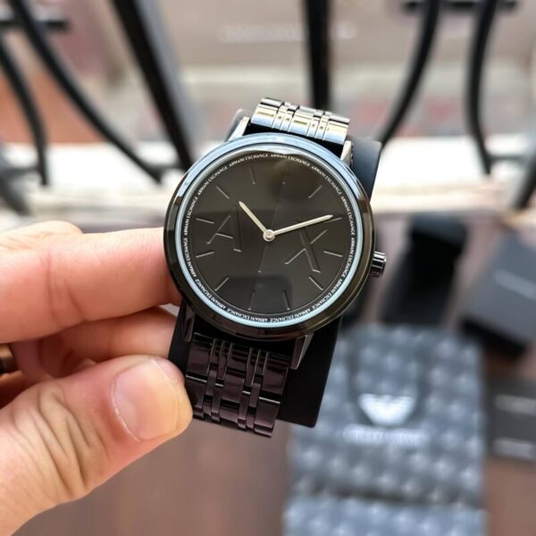 Armani Exchange AX2856 Silver And Black Dial 43mm - gallery