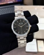 Armani Exchange Cayde Classic Silver Timepiece - gallery