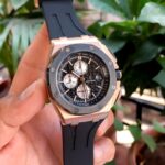 Audemars Piguet Chronograph RG Case Black Bezel - gallery