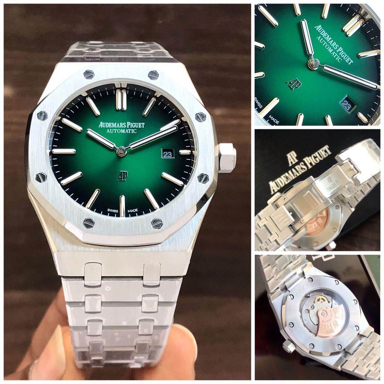 Audemars Piguet Royal Oak Jumbo Extra Thin Green - gallery