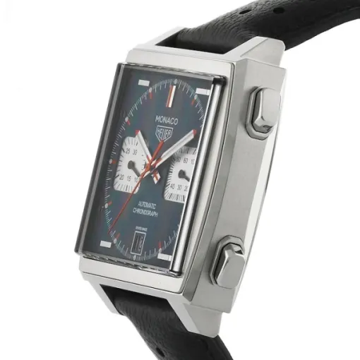TAG Heuer Monaco Men Automatic Blue Leather Watch CAW211P.FC6356 - gallery