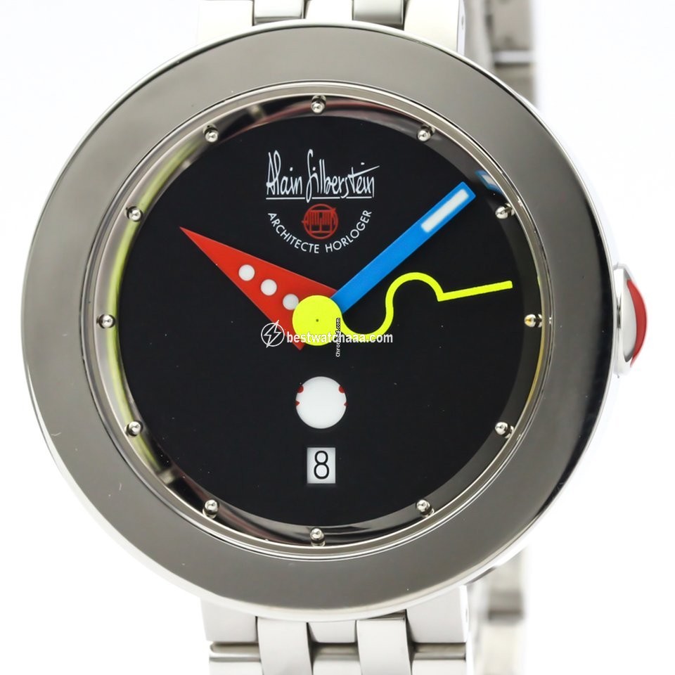 Alain Silberstein Mens watch Unisex Automatic Steel OS11