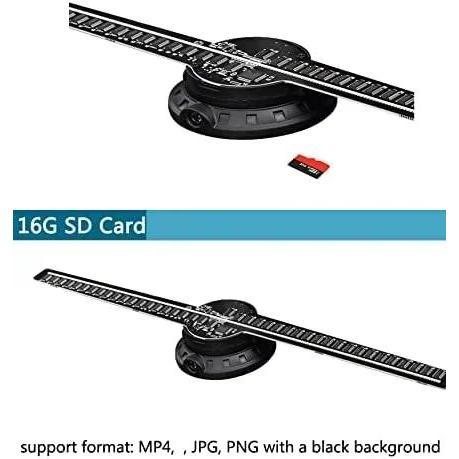 The Future of Technology: Exploring 42CM 3D Hologram Fan 3D Holographic Projector Advertising Display Light HD Holographic Projector for Stores Bars Party Xmas's Innovations