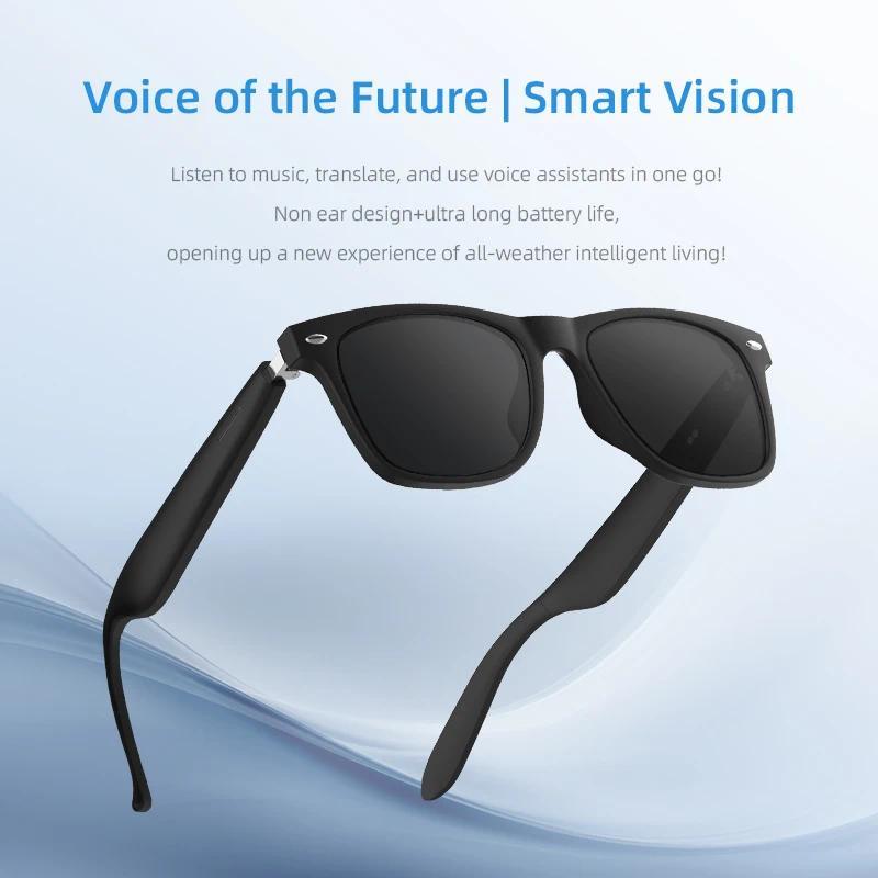 New  Smart Glasses Anti-Blue Light  Polarized Sunglass Music Camera Voice Assistant Outdoor Sports Smart Sunglasses - Image 2