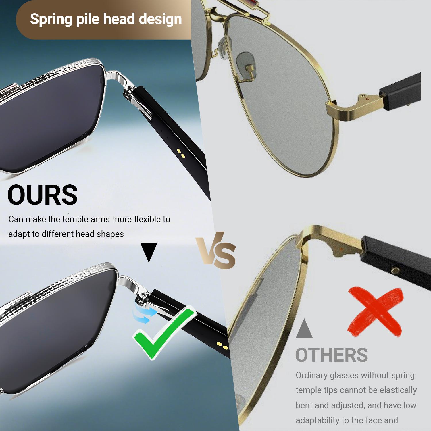 LIGE Smart Sunglasses Bluetooth Headphones Outdoor Sport Earphone AI Voice Calling Music Glasses Ultraviolet-Proof Eyeglasses - Image 4