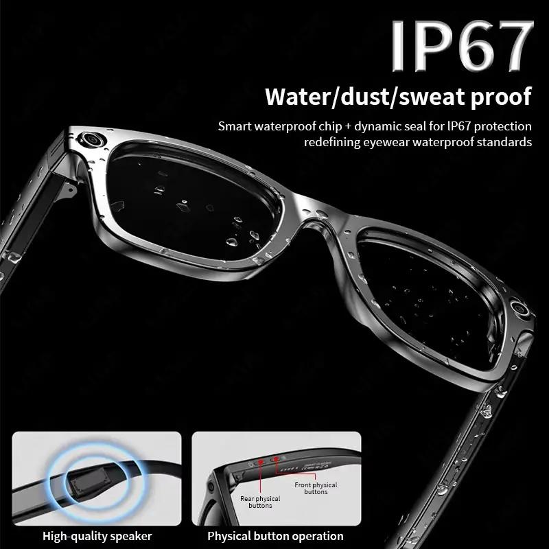 2025 Smart Glasses Photography Video AI Intelligent Interactive Translation Smart Sunglasses Bluetooth Call Music Play For IOS