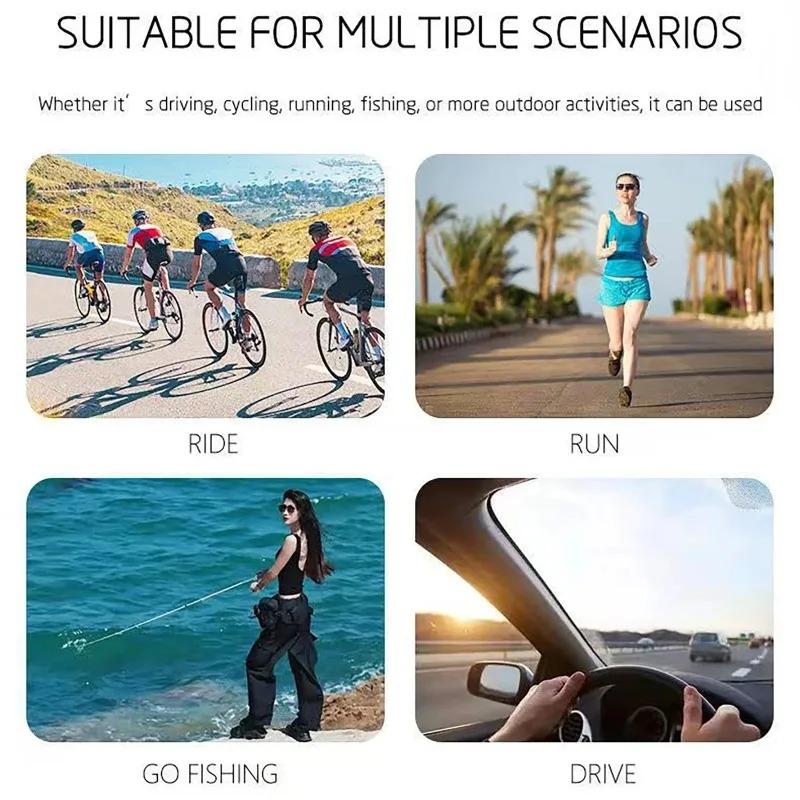 Smart Sports Glasses Outdoor Cycling HD 1080P DVR Camcorder Sun Glasses Built-in Audio Video Recording WiFi Cam Sunglasses