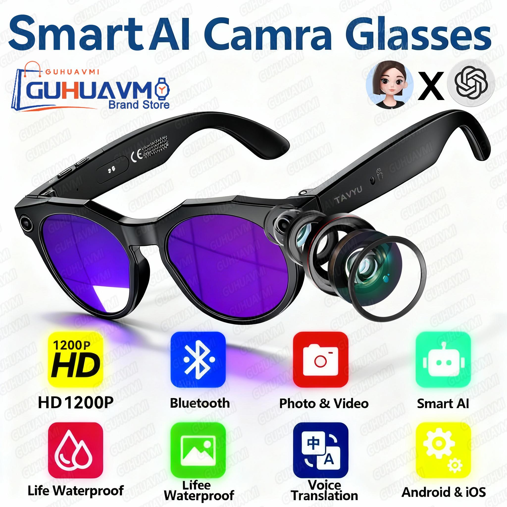 Unboxing and Review: The AI Smart Glasses, Multifunctional, Color-Changing Camera, Bluetooth Calling, HD Voice Assistant, Music Player, Legendary Glasses, Launched in 2026 Experience