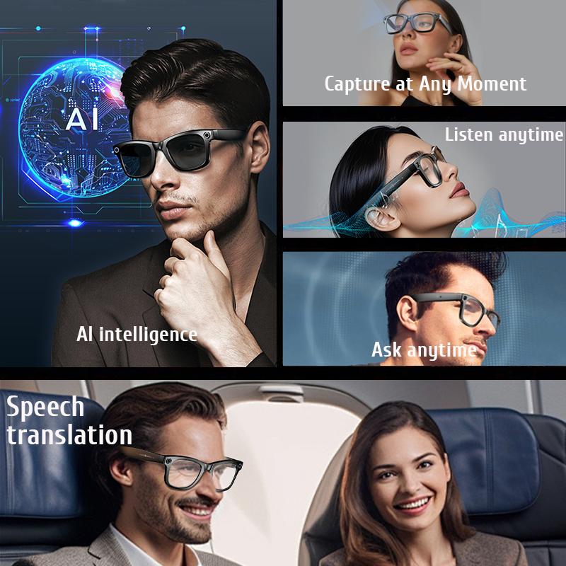 Why 2025 New Upgrade Smart Glasses With Camera Video Recording AI Photo Recognition Bluetooth Call Translation Voice Sunglasses Men is Changing the Game in 2024