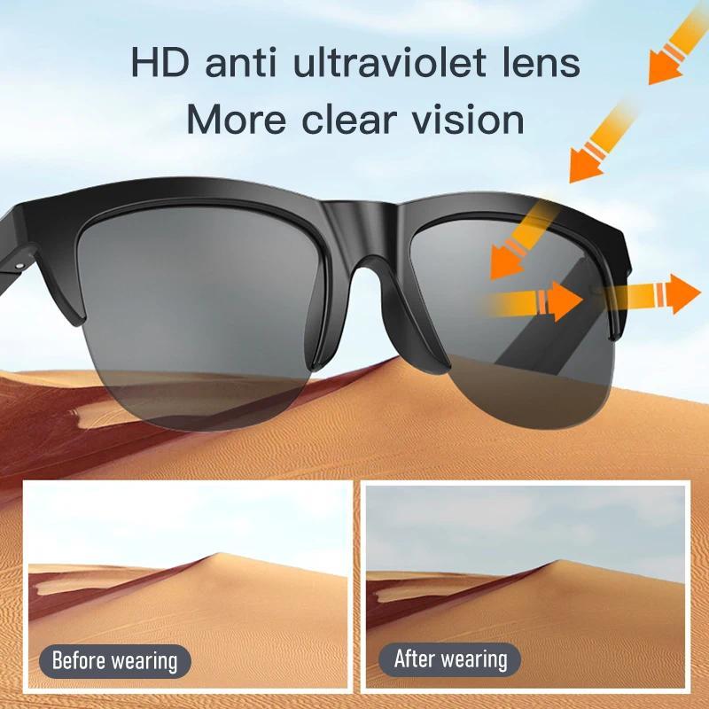New Smart Bluetooth V5.3 Sunglasses Glasses Call Outdoor Sports Headphones HIFI Black Technology Anti-touch UV For Men And Women vs Competitors: Which One Should You Choose?