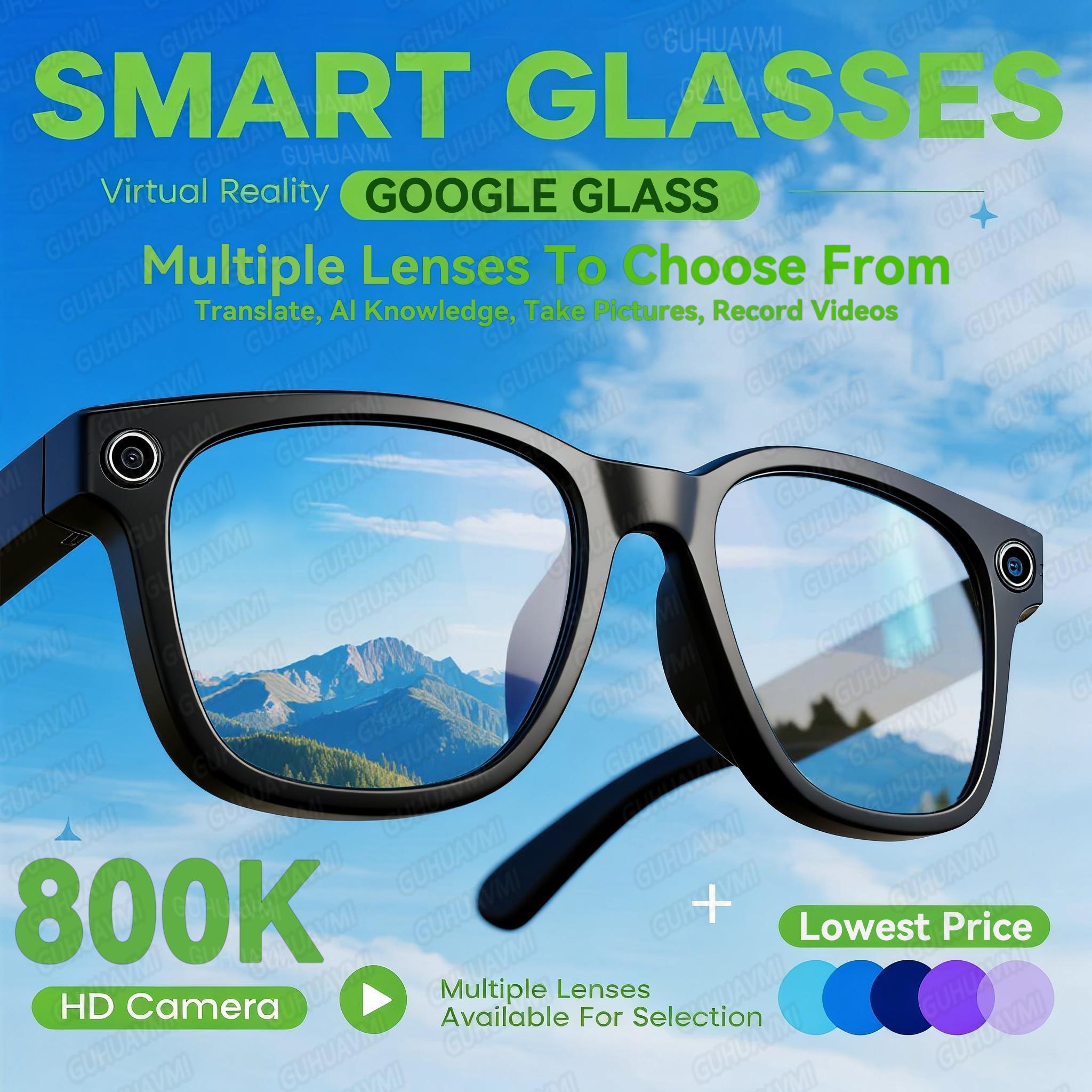 How Smart Glasses, AI Translation, Take Photos, Object Recognition, 4K Camera, Bluetooth Music, Calls, Smart Recording, Suitable for Outdoor Activities Can Transform Your Daily Routine
