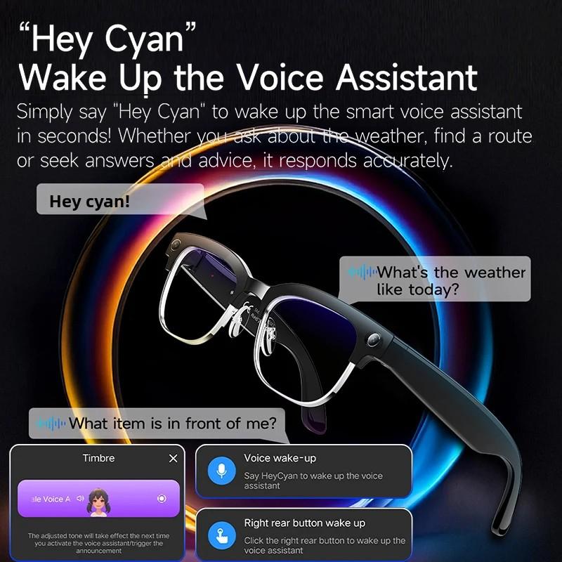 Discover the Revolutionary Features of New 4K Glasses AI Smart Glasses with 8MP Camera Video Recording Translation Smart Sunglasses Bluetooth Call Music Play Men Women