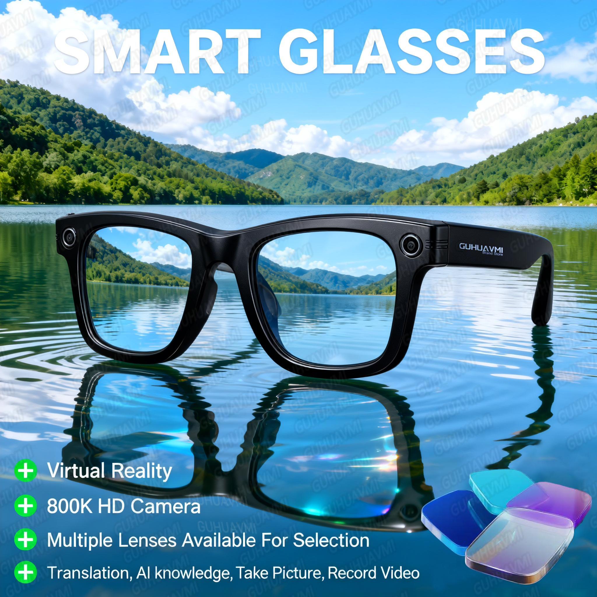 Why 1080P HD Smart Glasses Color-changing Lens Bluetooth AI GPT Camera Call Voice Assistant Translate Identify Objects Smart Glasses is Changing the Game in 2024