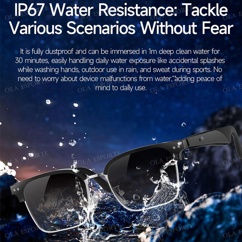 The Future of Technology: Exploring Fashion Smart Glasses Bluetooth call Voice Assistant Music Playback AI Intelligent Translation Glasses 170mAh Long Battery Life's Innovations