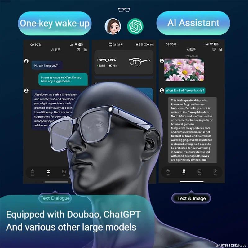 Why Smart Glasses 8 Million Camera AI Real Time Translation Eyewear Bluetooth Sunglasses Shoot Audio Call Video Player M02S 290mAh is Changing the Game in 2024
