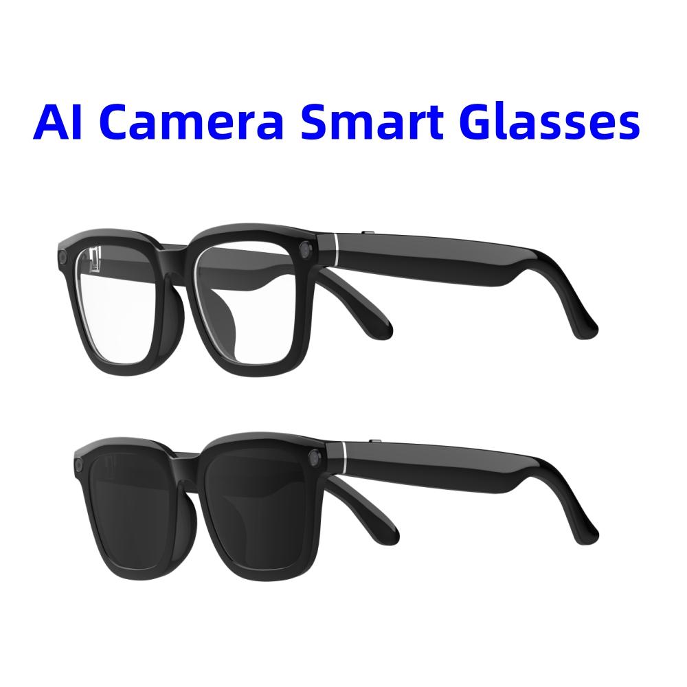 V03 Smart Glasses Camera Control Bluetooth Call Music Control Open Listening Design Polarized Lenses Smart Sunglasses