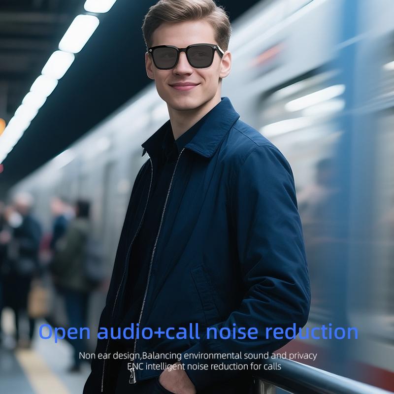 2026 New AI Smart Glasses AI Translation 8MP HD Camera 4K Shooting Image Conversation Recording Listening To Music Smart Glasses